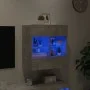 Mueble TV de pared con luces LED gris hormigón 58,5x30x60,5 cm by , TV Furniture - Ref: Foro24-837095, Price: 54,95 €, Discou...