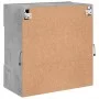 Mueble TV de pared con luces LED gris hormigón 58,5x30x60,5 cm by , TV Furniture - Ref: Foro24-837095, Price: 54,95 €, Discou...