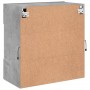 Mueble TV de pared con luces LED gris hormigón 58,5x30x60,5 cm de , Muebles TV - Ref: Foro24-837095, Precio: 55,72 €, Descuen...