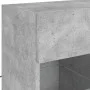Mueble TV de pared con luces LED gris hormigón 58,5x30x60,5 cm by , TV Furniture - Ref: Foro24-837095, Price: 54,95 €, Discou...