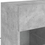 Mueble TV de pared con luces LED gris hormigón 58,5x30x60,5 cm de , Muebles TV - Ref: Foro24-837095, Precio: 55,72 €, Descuen...