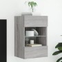 Mueble de TV de pared con luces LED gris Sonoma 40x30x60,5 cm de , Muebles TV - Ref: Foro24-837088, Precio: 55,09 €, Descuent...