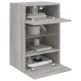 Mueble de TV de pared con luces LED gris Sonoma 40x30x60,5 cm de , Muebles TV - Ref: Foro24-837088, Precio: 55,09 €, Descuent...