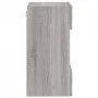 Mueble de TV de pared con luces LED gris Sonoma 40x30x60,5 cm by , TV Furniture - Ref: Foro24-837088, Price: 52,47 €, Discoun...