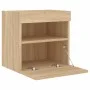 Wand-TV-Möbel mit LED-Lichtern in Sonoma-Eiche 40x30x40 cm von , TV-Möbel - Ref: Foro24-837173, Preis: 34,33 €, Rabatt: %