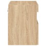 Mueble de TV de pared con luces LED roble Sonoma 40x30x40 cm de , Muebles TV - Ref: Foro24-837173, Precio: 34,52 €, Descuento: %
