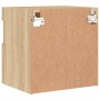 Wand-TV-Möbel mit LED-Lichtern in Sonoma-Eiche 40x30x40 cm von , TV-Möbel - Ref: Foro24-837173, Preis: 34,75 €, Rabatt: %