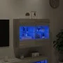 TV-Wandmöbel mit LED-Lichtern in Sonoma-Grau 78,5x30x60,5 cm. von , TV-Möbel - Ref: Foro24-837104, Preis: 66,72 €, Rabatt: %
