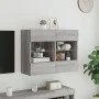 TV-Wandmöbel mit LED-Lichtern in Sonoma-Grau 78,5x30x60,5 cm. von , TV-Möbel - Ref: Foro24-837104, Preis: 66,72 €, Rabatt: %
