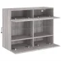 TV-Wandmöbel mit LED-Lichtern in Sonoma-Grau 78,5x30x60,5 cm. von , TV-Möbel - Ref: Foro24-837104, Preis: 66,72 €, Rabatt: %