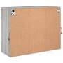 Mueble de TV de pared con luces LED gris Sonoma 78,5x30x60,5 cm de , Muebles TV - Ref: Foro24-837104, Precio: 67,49 €, Descue...