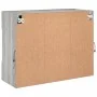 TV-Wandmöbel mit LED-Lichtern in Sonoma-Grau 78,5x30x60,5 cm. von , TV-Möbel - Ref: Foro24-837104, Preis: 66,72 €, Rabatt: %