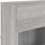 Mueble de TV de pared con luces LED gris Sonoma 78,5x30x60,5 cm de , Muebles TV - Ref: Foro24-837104, Precio: 67,49 €, Descue...