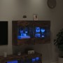Wand-TV-Möbel mit LED-Lichtern in rauchiger Eiche 98,5x30x60,5 cm von , TV-Möbel - Ref: Foro24-837110, Preis: 73,92 €, Rabatt: %