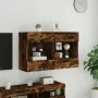 Wand-TV-Möbel mit LED-Lichtern in rauchiger Eiche 98,5x30x60,5 cm von , TV-Möbel - Ref: Foro24-837110, Preis: 73,01 €, Rabatt: %