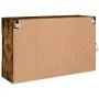 Wand-TV-Möbel mit LED-Lichtern in rauchiger Eiche 98,5x30x60,5 cm von , TV-Möbel - Ref: Foro24-837110, Preis: 73,01 €, Rabatt: %