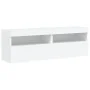 Wand-TV-Möbel mit LED-Lichtern, 2 Stück, weiß, 60x30x40 cm. von , TV-Möbel - Ref: Foro24-837184, Preis: 80,85 €, Rabatt: %