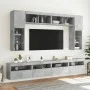 Wand-TV-Möbel mit LED-Lichtern, 2 Stück, Beton-Grau, 60x30x40 cm. von , TV-Möbel - Ref: Foro24-837190, Preis: 85,23 €, Rabatt: %
