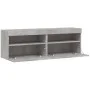 Wand-TV-Möbel mit LED-Lichtern, 2 Stück, Beton-Grau, 60x30x40 cm. von , TV-Möbel - Ref: Foro24-837190, Preis: 85,23 €, Rabatt: %
