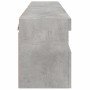 Muebles TV de pared luces LED 2 uds gris hormigón 60x30x40 cm by , TV Furniture - Ref: Foro24-837190, Price: 86,36 €, Discoun...