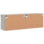 Wand-TV-Möbel mit LED-Lichtern, 2 Stück, Beton-Grau, 60x30x40 cm. von , TV-Möbel - Ref: Foro24-837190, Preis: 86,36 €, Rabatt: %