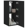 Wand-TV-Möbel mit LED-Lichtern, 2 Stück, schwarz, 30,5x35x70 cm. von , TV-Möbel - Ref: Foro24-837235, Preis: 94,65 €, Rabatt: %