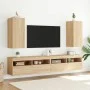 TV-Wandmöbel mit LED-Lichtern, 2 Stück, Sonoma-Eiche, 30,5x35x70 cm. von , TV-Möbel - Ref: Foro24-837237, Preis: 86,59 €, Rab...