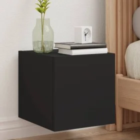 Wand-TV-Möbel mit LED-Lichtern, 2 Stück, schwarz, 30,5x35x30 cm. von , TV-Möbel - Ref: Foro24-837221, Preis: 55,53 €, Rabatt: %