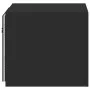 Muebles de TV de pared con luces LED 2 uds negro 30,5x35x30 cm de , Muebles TV - Ref: Foro24-837221, Precio: 55,53 €, Descuen...