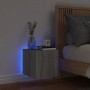 Wand-TV-Möbel mit LED-Lichtern in Sonoma-Grau 30,5x35x30 cm von , TV-Möbel - Ref: Foro24-837228, Preis: 36,58 €, Rabatt: %