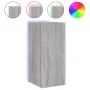 TV-Wandmöbel mit LED-Lichtern in Sonoma-Grau 30,5x35x70 cm von , TV-Möbel - Ref: Foro24-837242, Preis: 47,60 €, Rabatt: %