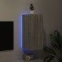 Mueble de TV de pared con luces LED gris Sonoma 30,5x35x70 cm de , Muebles TV - Ref: Foro24-837242, Precio: 48,13 €, Descuent...