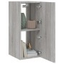 Mueble de TV de pared con luces LED gris Sonoma 30,5x35x70 cm de , Muebles TV - Ref: Foro24-837242, Precio: 48,13 €, Descuent...