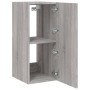 Mueble de TV de pared con luces LED gris Sonoma 30,5x35x70 cm de , Muebles TV - Ref: Foro24-837242, Precio: 48,13 €, Descuent...