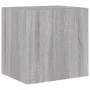 Mueble de TV de pared con luces LED gris Sonoma 40,5x35x40 cm de , Muebles TV - Ref: Foro24-837256, Precio: 42,42 €, Descuent...