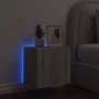 Mueble de TV de pared con luces LED gris Sonoma 40,5x35x40 cm de , Muebles TV - Ref: Foro24-837256, Precio: 42,42 €, Descuent...