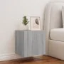 Mueble de TV de pared con luces LED gris Sonoma 40,5x35x40 cm de , Muebles TV - Ref: Foro24-837256, Precio: 42,42 €, Descuent...