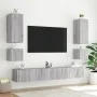 Wand-TV-Möbel mit LED-Lichtern in Sonoma-Grau 40,5x35x40 cm von , TV-Möbel - Ref: Foro24-837256, Preis: 42,42 €, Rabatt: %