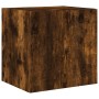 Wand-TV-Möbel mit LED-Lichtern in geräucherter Eiche 40,5x35x40 cm von , TV-Möbel - Ref: Foro24-837254, Preis: 41,76 €, Rabat...