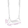 Swings with ropes 2 units blue polyethylene 37x15 cm by vidaXL, Swings and play structures - Ref: Foro24-91696, Price: 60,23 ...