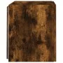 Mueble de TV de pared con luces LED roble ahumado 40,5x35x40 cm de , Muebles TV - Ref: Foro24-837254, Precio: 41,22 €, Descue...