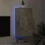 Mueble de TV de pared con luces LED gris hormigón 40,5x35x80 cm by , TV Furniture - Ref: Foro24-837263, Price: 60,62 €, Disco...