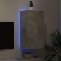 Mueble de TV de pared con luces LED gris hormigón 40,5x35x80 cm de , Muebles TV - Ref: Foro24-837263, Precio: 61,46 €, Descue...