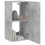 Mueble de TV de pared con luces LED gris hormigón 40,5x35x80 cm de , Muebles TV - Ref: Foro24-837263, Precio: 61,46 €, Descue...