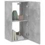 Wand-TV-Möbel mit LED-Lichtern in Betongrau 40,5x35x80 cm. von , TV-Möbel - Ref: Foro24-837263, Preis: 60,62 €, Rabatt: %
