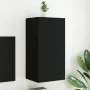 Wand-TV-Möbel mit LED-Lichtern in Schwarz, 40,5x35x80 cm. von , TV-Möbel - Ref: Foro24-837261, Preis: 59,34 €, Rabatt: %