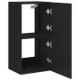 Wand-TV-Möbel mit LED-Lichtern in Schwarz, 40,5x35x80 cm. von , TV-Möbel - Ref: Foro24-837261, Preis: 59,34 €, Rabatt: %