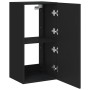 Wand-TV-Möbel mit LED-Lichtern in Schwarz, 40,5x35x80 cm. von , TV-Möbel - Ref: Foro24-837261, Preis: 60,10 €, Rabatt: %