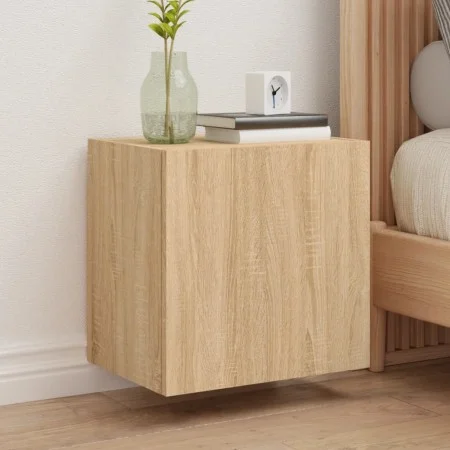 Mueble TV de pared madera ingeniería roble Sonoma 40,5x30x40 cm by , TV Furniture - Ref: Foro24-836900, Price: 35,45 €, Disco...