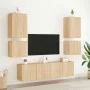 Mueble TV de pared madera ingeniería roble Sonoma 40,5x30x40 cm by , TV Furniture - Ref: Foro24-836900, Price: 35,45 €, Disco...